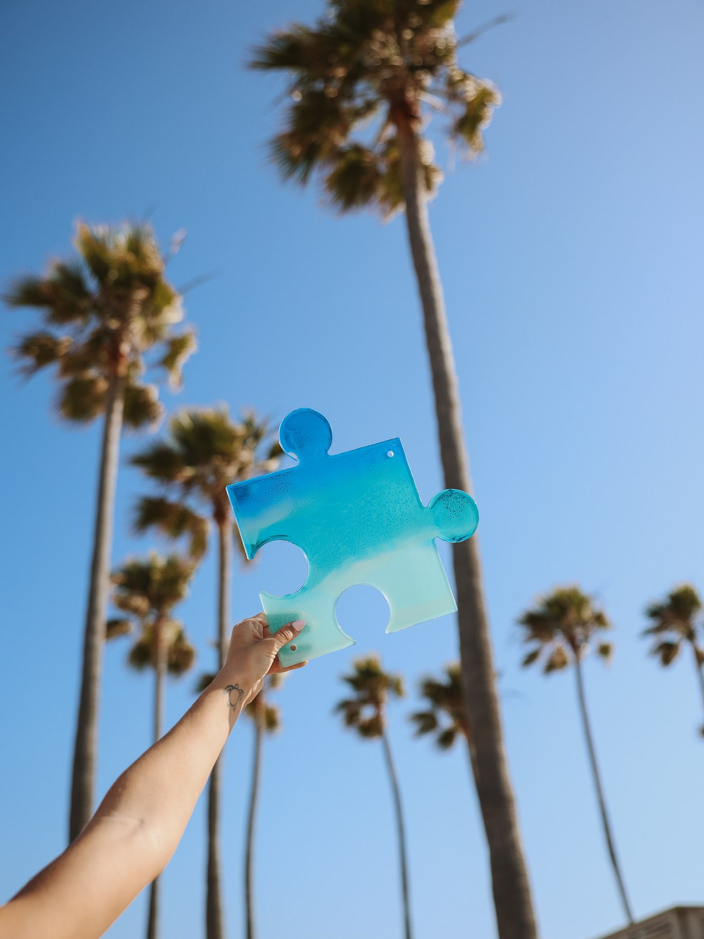 Ocean Wave Puzzle Piece