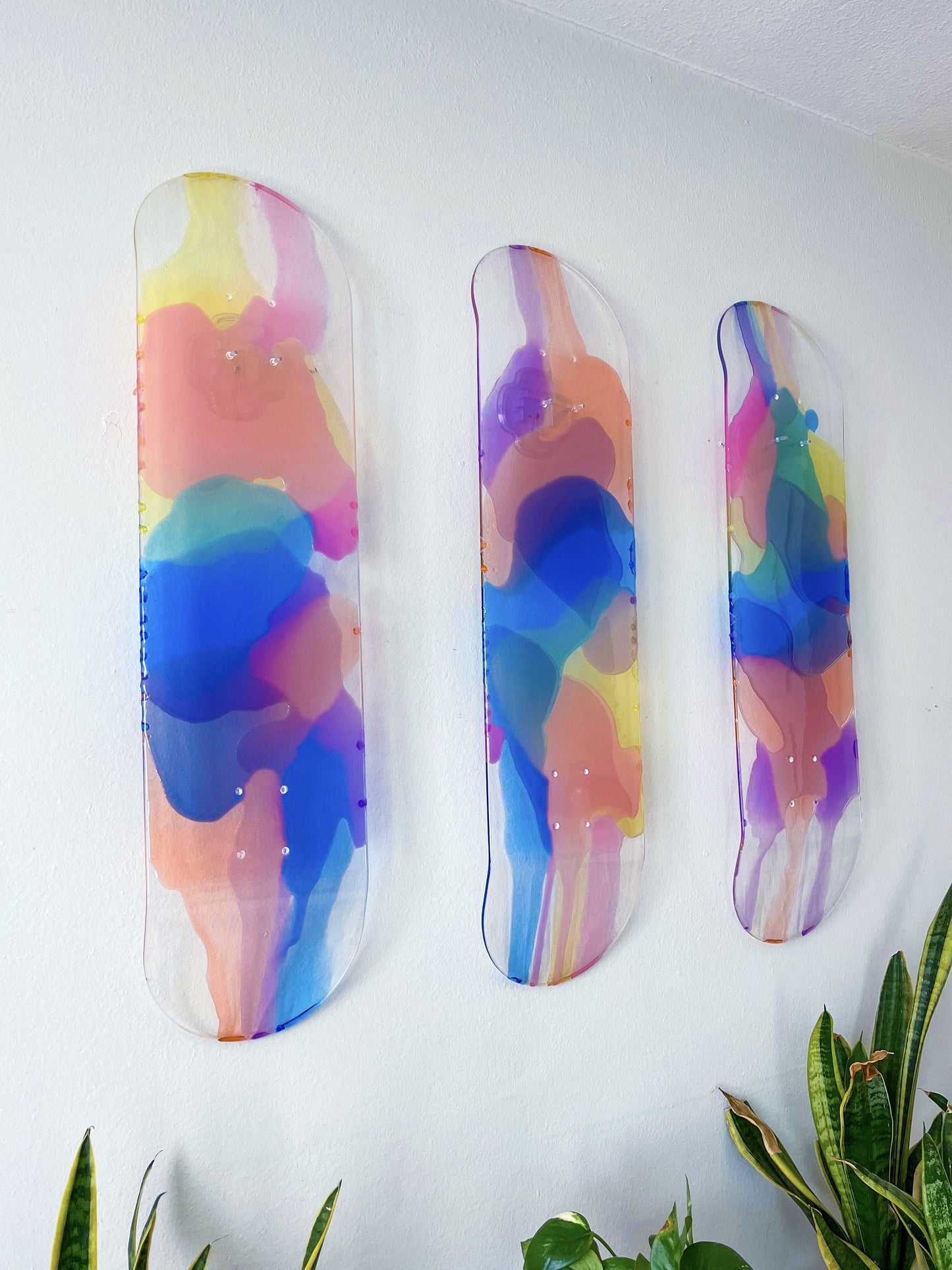 See-Through Layered Resin Skateboard Wall Art – Sam Coop Art